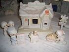 $ PRECIOUS MOMENTS SUGAR TOWN TRAIN STATION SET COLLECTABLE CHRISTMAS