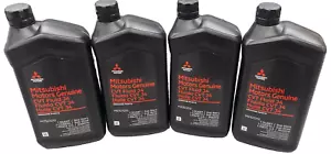 Genuine Mitsubishi J4 CVT Transmission Fluid ATF 4 Qts & Cooler FILTER - Foto 1 di 7