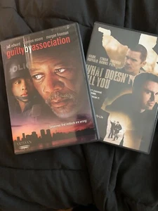 Guilty By Association - Morgan Freeman + What Doesn’t Kill You DVD Duo - Picture 1 of 2