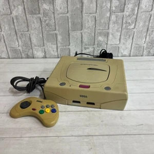 Sega Saturn Console White HST-3220 Japanese Version  Working  From Japan Used - Picture 1 of 8
