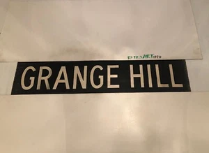 Chesterfield Bus Destination Blind 1411 1960’s 36"- Grange Hill - Picture 1 of 10