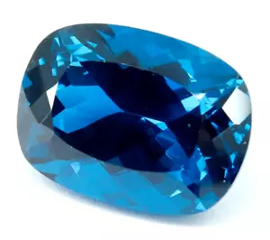 13x11 MM Cushion Natural Brazilian Blue Paraiba Tourmaline Loose Gemstone Cut - Picture 1 of 8