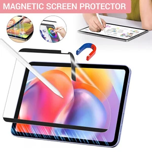 For iPad Pro Air 13" Removable Magnetic Matte Like Paper Film Screen Protector - Picture 1 of 10