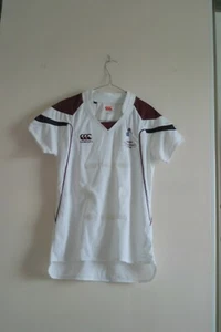 NEW St.Dunstan's College School Netball Polo Shirt White Size 12 Canterbury CCC - Picture 1 of 4