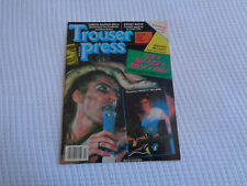 Trouser Press - Oct 1981 - Alice Cooper - Wendy O. Cover - Sparks - Prog Rock