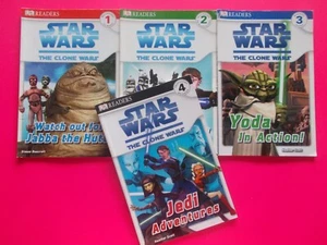STAR WARS SCHOOL READERS x 4 - BEGINNING TO READ YEAR 1 - AGE 6-7 *FREE POST - Picture 1 of 3