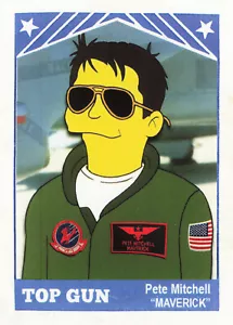 Carta parodia Top Gun Maverick Pete Mitchell Tom Cruise Chris51 - Foto 1 di 2