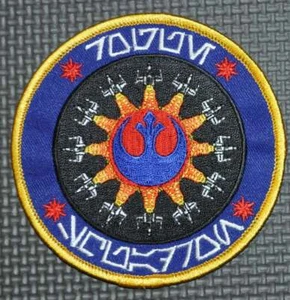 "Star Wars"" Logo X-wing Rogue Squadron 4" ""Classico"" patch Rogue One Rebel" - Foto 1 di 2