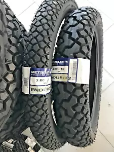 COPPIA GOMME METZELER 3.00-21 51R ENDURO 1 + 4.00-18 64R ENDURO 2 DOT 5123-0124 - Foto 1 di 3