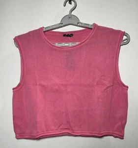 Juniors Muscle Tank Sweater Vest - Wild Fable Pink XXL - Picture 1 of 2