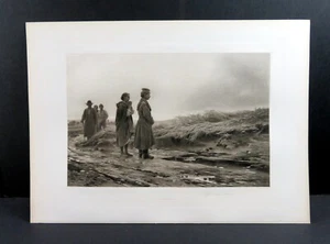 After The Storm, pastoral Poland 1895 Goupil Original Photogravure - Picture 1 of 3