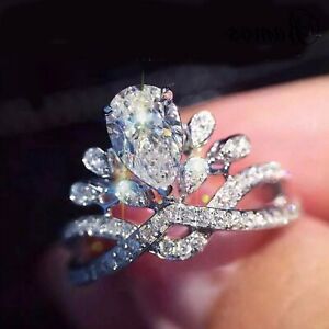 Diamond White Gold Ring Fine Rings for sale | eBay