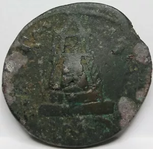 ZEUGMA Commagene contromarcato ELAGABALUS AE32 Grecia Turchia Tempio di bronzo #D20 - Foto 1 di 2
