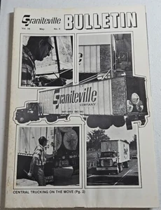 Graniteville SC South Carolina Bulletin Textile Mills 1981 Large Fold Type #7011 - Picture 1 of 3