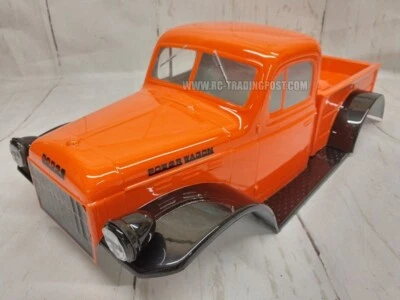 1946 Dodge Power Wagon Custom Painted RC Crawler Body (WB 12.3") TRX-4/SCX10/END - Image 1 of 4
