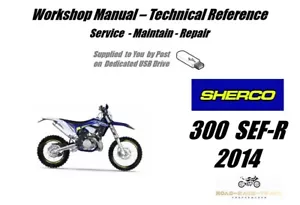 Sherco 300SEF R 300 SEF R Service Reparatur Werkstatthandbuch USB 2014 - Bild 1 von 7