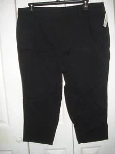 Damen Cropped Hose Größe 18 Schwarz No Gap Laura Scott - Bild 1 von 2
