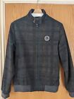 FRED PERRY x RAF SIMONS WOOL HARRINGTON JACKET MENS BN GENUINE 350 CHECK BOMBER