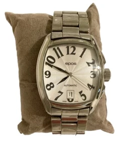 Swiss Epos Automatic Stainless Steel Men's Watch, See Through Back - Picture 1 of 5
