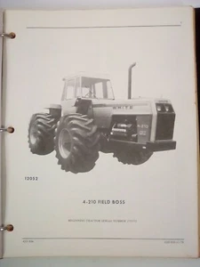 White Farm Equipment 4-210 Field Boss Tractor, operator/parts/serv manual. - Picture 1 of 11