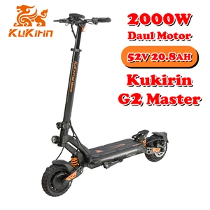 Scooter eléctrico todoterreno plegable Kukirin G2Master 2000W 52V 20.8Ah - Imagen 1 de 11