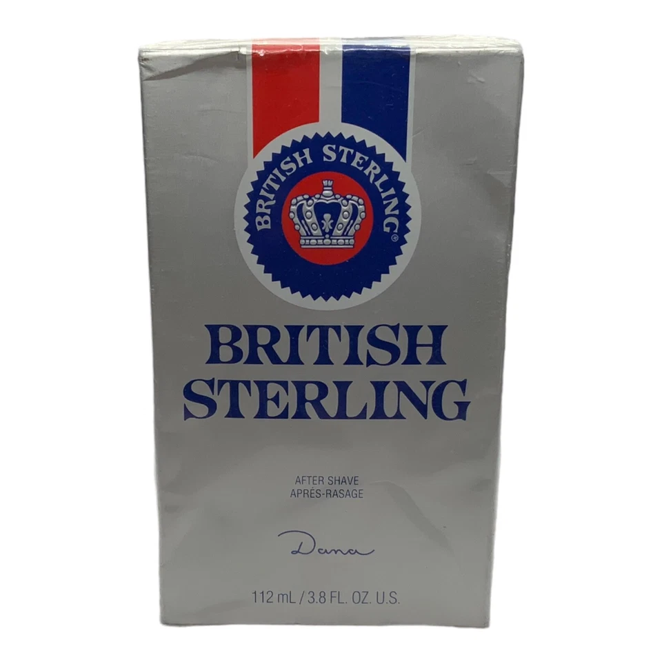 Dana British Sterling After Shave 3,8 OZ 112 ml Splash Hombres Sellado Antigua Fórmula Foto 1 de 4