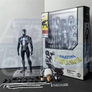 MAFEX No.147 Spider-Man Black Costume COMIC Ver. Action Figure CT Ver. - Bild 1 von 24