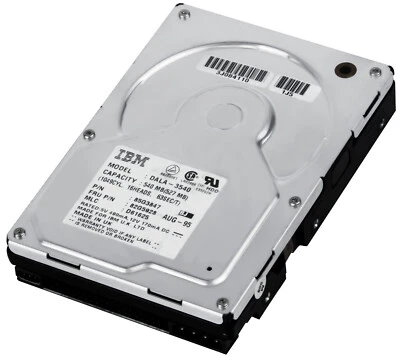 IBM 82G5928 540MB 4.5K Ata 3.5'' DALA-3540 - Image 1 of 3