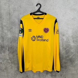 HEART OF MIDLOTHIAN 2023 2024 FOOTBALL SHIRT UMBRO HEARTS JERSEY SIZE XXL - Picture 1 of 8