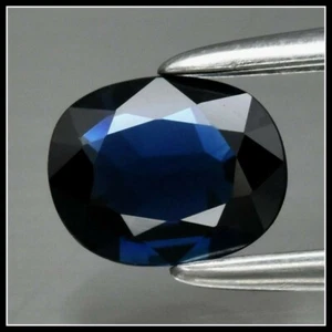 0.45ct 5.5x4.3mm VVS Oval Natural Blue Sapphire Australia, Heated Only! - Picture 1 of 2