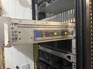 HP DL380 Gen9 Server 12 bay LFF 2*E5-2620v4 128GB RAM sas HDD p840 RAIL KIT - Picture 1 of 15