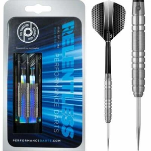 Performance Relentless Darts Set 22g 24g grams Tungsten Blue - Picture 1 of 1