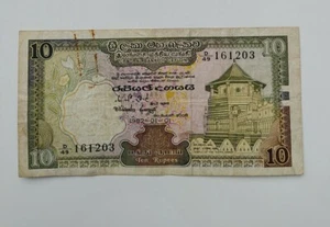 CEYLON 10 RUPIE BANCONOTA 01 01 1982 - Imagen 1 de 2