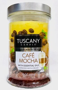 1 Tuscany Candle CAFE MOCHA 2-Wick Large Candle 18 oz - Picture 1 of 3