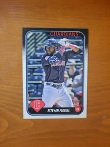2024 Topps Series 2 Estevan Florial #531 RC- Vintage Stock /99 - Guardians - Picture 1 of 3