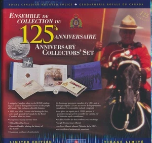 Canada: 1998 $5 1oz Maple Leaf Silver Coin 125th Anniv. RCMP Collectors' Set - Bild 1 von 2