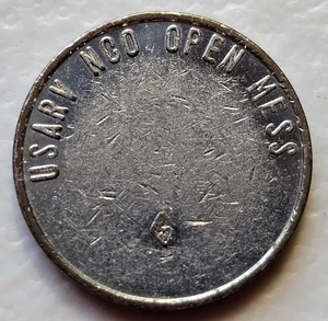USARV NCO Open Mess 5 Cents US Military Club Token - Picture 1 of 2