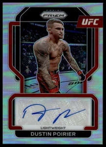 2022 Panini Prizm UFC Dustin Poirier Silver Auto - Picture 1 of 2
