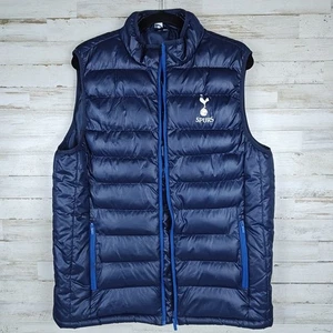 TOTTENHAM HOTSPUR offizielle Handelsware dunkelblaue große gefütterte Herrenweste  - Bild 1 von 11