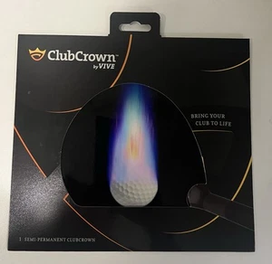 NUOVO Club Crown By Vive Meteor Space Golf Club Driver Woods ibrido decalcomania - Foto 1 di 2