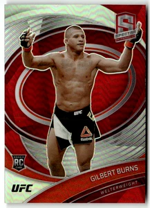 Panini 2021 Chronicles Spectra UFC No. 281 Gilbert Burns Rookie Red 8/149 - Bild 1 von 2