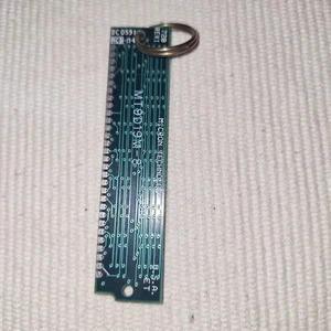 Vintage Micron Technology 30-Pin SIMM DRAM Module Keychain MT4C1024DJ USA 1991 - Picture 1 of 4
