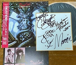 DEAD END - Ghost Of Romance 1987 Japanese METAL LP w/Autograph, Obi VIH-28302 - Picture 1 of 5