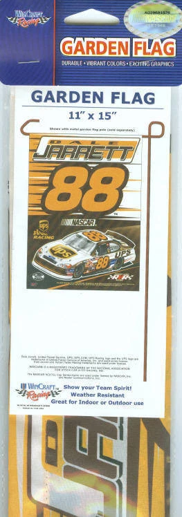 DALE JARRETT ~ (1) Bandera de Jardín Oficial NASCAR 11x15 ~ ¡Nuevo! Foto 1 de 1