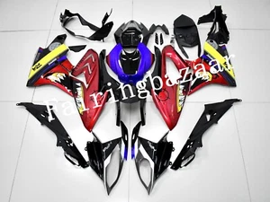 Fit for 2017-18 S1000RR Candy Red Blue Shark ABS Injection Bodywork Fairing Kit - Picture 1 of 7