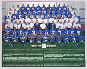 2009 NEW YORK GIANTS NFL FOOTBALL TEAM 8X10 PHOTO PICTURE - Bild 1 von 1