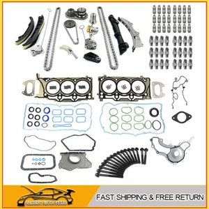 For Chrysler 3.6 Engine Gasket Rocker Arms Lifters Timing Chain Kit Dodge Jeep - Bild 1 von 9