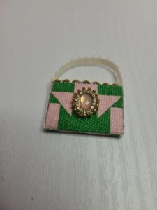 OOAK Doll Purse: Barbie, Monster High, Bratz, Silkstone, Doll Bag with Crystals - Picture 1 of 8