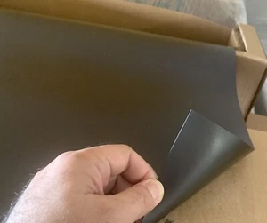 (4 BLATT) Magnum magnetisch 24" x 12" leer Auto Magnet Schild 30 Mil schwarz schwarz  - Bild 1 von 2