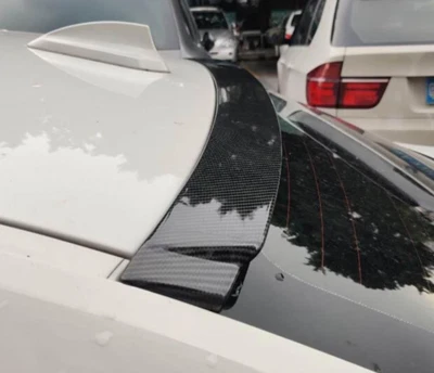 Carbon Fiber Rear Window Roof Spoiler For 2011-2017 BMW 5 Series F10 Sedan 4DR - Image 1 of 3